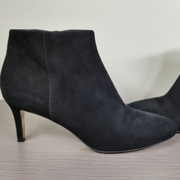 Via Spiga Aurora Bootie, Black Suede, Womens Size 9.5 M / 39.5 - Picture 7 of 10